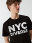 Marškinėliai vyrams Diverse s1829, juodi kaina ir informacija | Vyriški marškinėliai | pigu.lt