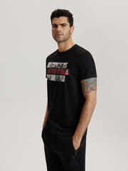 marškinėliai dkr s 0223 s1823 - juodi kaina ir informacija | Vyriški marškinėliai | pigu.lt