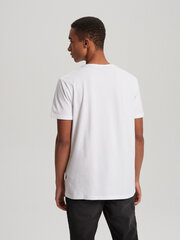 футболка bigtee s1821 - белая цена и информация | Мужские футболки | pigu.lt