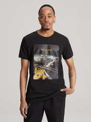 футболка jackalss c s1820 - черная цена и информация | Мужские футболки | pigu.lt
