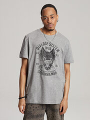 футболка wolf cali s1819 - серый меланж цена и информация | Мужские футболки | pigu.lt