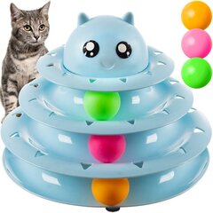Kačių žaislas bokštelis su kamuoliukais Purlov 21837 цена и информация | Игрушки для кошек | pigu.lt