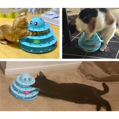 Kačių žaislas bokštelis su kamuoliukais Purlov 21837 kaina ir informacija | Žaislai katėms | pigu.lt