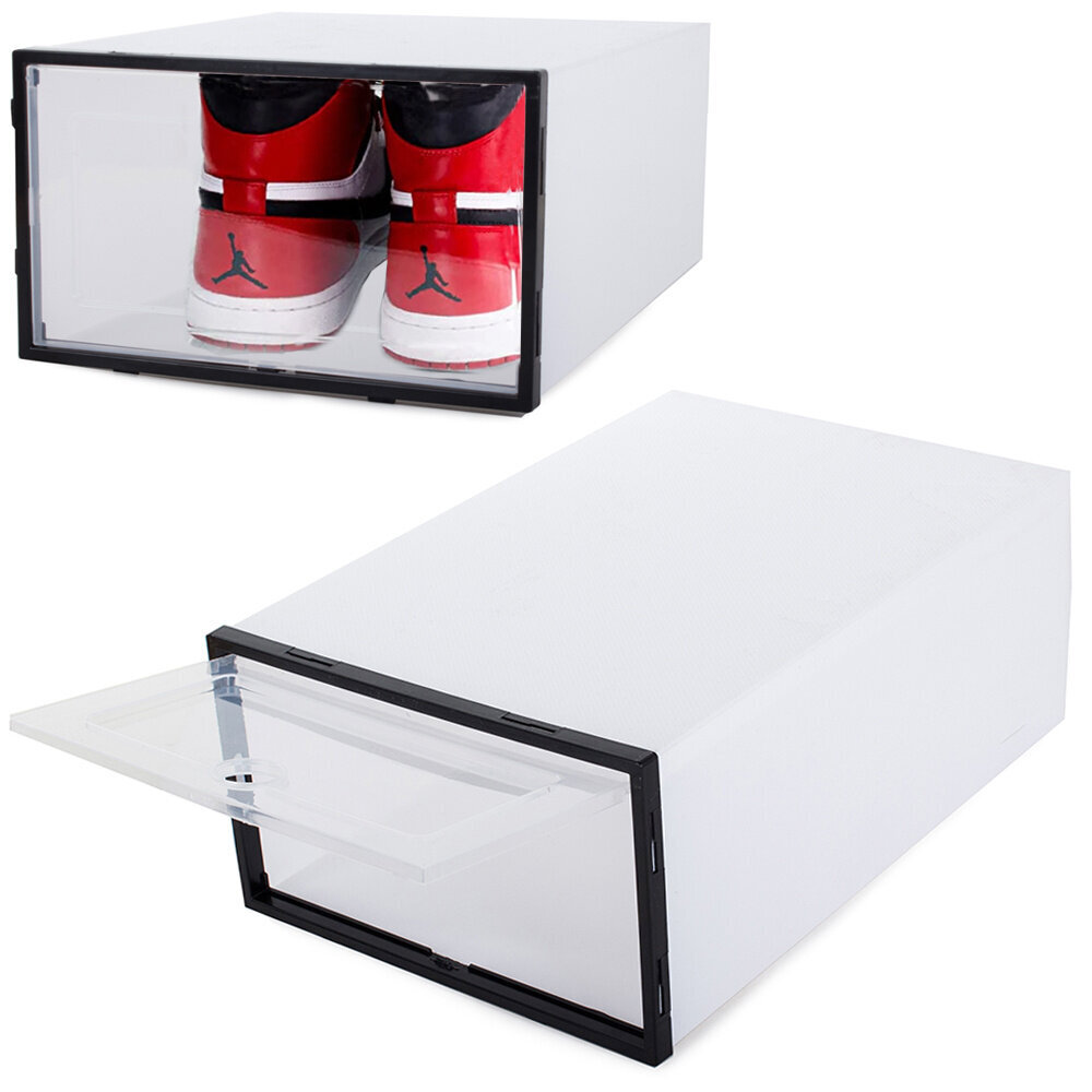 Batų dėžutė, balta kaina ir informacija | Batų spintelės, lentynos ir suolai | pigu.lt