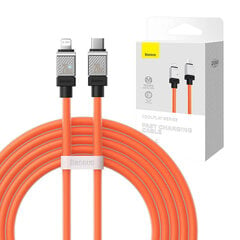 Fast Charging cable Baseus USB-C to Coolplay Series 2m, 20W (orange) цена и информация | Кабели для телефонов | pigu.lt