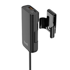 Budi 105W Car Charger, USB + USB-C, PD + QC 3.0 (Black) цена и информация | Зарядные устройства для телефонов | pigu.lt