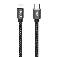 Кабель Budi USB-C/Lightning, 1 м цена и информация | Кабели для телефонов | pigu.lt