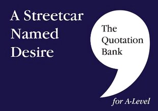 Quotation Bank: A Streetcar Named Desire A-Level Revision and Study Guide for English Literature 2022 цена и информация | Исторические книги | pigu.lt