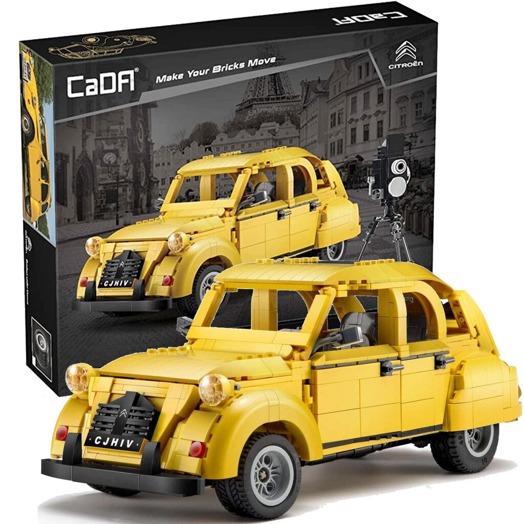 Konstruktorius automobilis Citroen 2CV Cada C61026W, 1238 d. kaina ir informacija | Konstruktoriai ir kaladėlės | pigu.lt