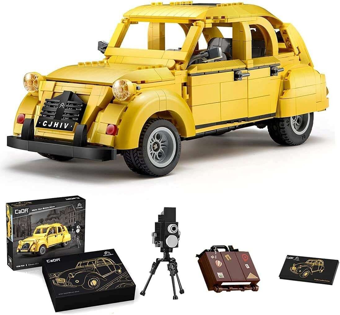 Konstruktorius automobilis Citroen 2CV Cada C61026W, 1238 d. kaina ir informacija | Konstruktoriai ir kaladėlės | pigu.lt