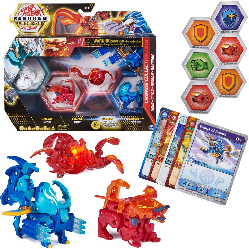 Figūrėlės Bakugan Legends Battle Collection Pack Cycloid цена | pigu.lt