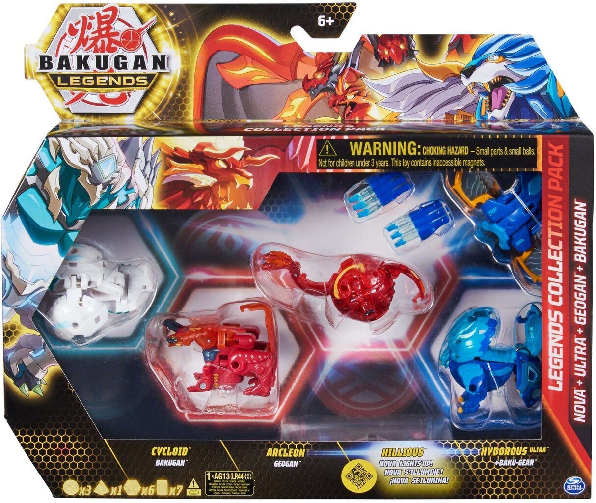 Figūrėlės Bakugan Legends Battle Collection Pack Cycloid цена | pigu.lt