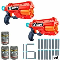 Šautuvų su minkštomis kulkomis rinkinys X-Shot Reflex Zuru, 6vnt цена и информация | Игрушки для мальчиков | pigu.lt
