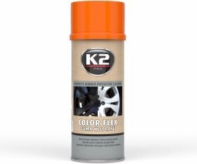 Cпрей резины Color Flex K2, оранжевый цена и информация | Автохимия | pigu.lt