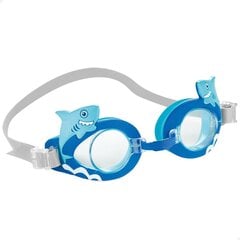 Plaukimo akiniai vaikams Intex Junior, geltoni kaina ir informacija | Plaukimo akiniai | pigu.lt