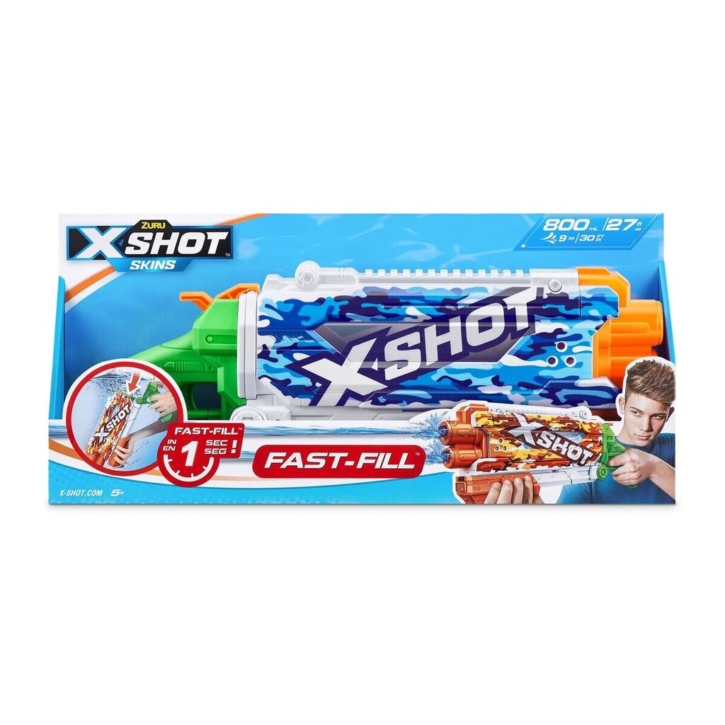 Vandens pistoletas Zuru X-Shot, 49x18x6cm kaina ir informacija | Vandens, smėlio ir paplūdimio žaislai | pigu.lt