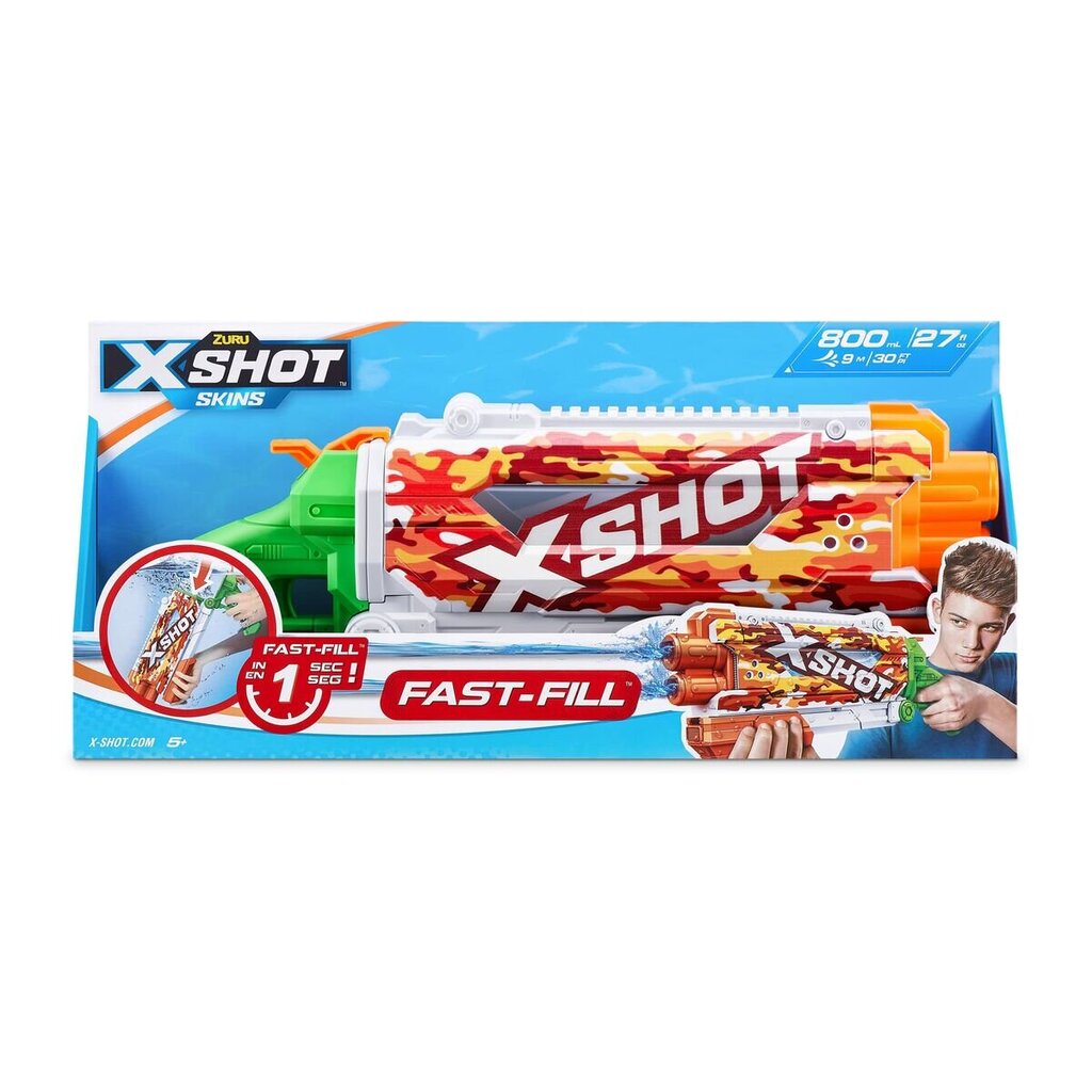 Vandens pistoletas Zuru X-Shot, 49x18x6cm kaina ir informacija | Vandens, smėlio ir paplūdimio žaislai | pigu.lt