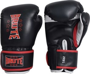 Боксерские перчатки Brute Thai Boxing Gloves, черные, 10 цена и информация | Боевые искусства | pigu.lt