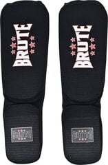 Защита для ног Brute Shinguards, черная, M цена и информация | Боевые искусства | pigu.lt