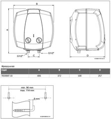 Емкостный водонагреватель под умывальник 15л TR2000T - mini BOSCH цена и информация | Водные обогреватели | pigu.lt