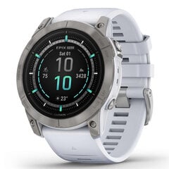 Garmin epix Pro Gen 2 Sapphire Titanium/Whitestone kaina ir informacija | Išmanieji laikrodžiai (smartwatch) | pigu.lt