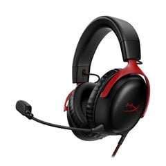 HyperX Cloud III Red/Black kaina ir informacija | Ausinės | pigu.lt