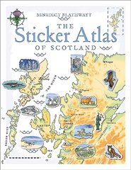 Sticker Atlas of Scotland kaina ir informacija | Knygos mažiesiems | pigu.lt