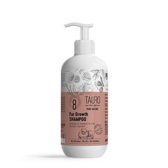 Šunų ir kačių kailio augimą skatinantis šampūnas Tauro Pro Line Pure Nature Fur Growth, 400 ml kaina ir informacija | Kosmetinės priemonės gyvūnams | pigu.lt