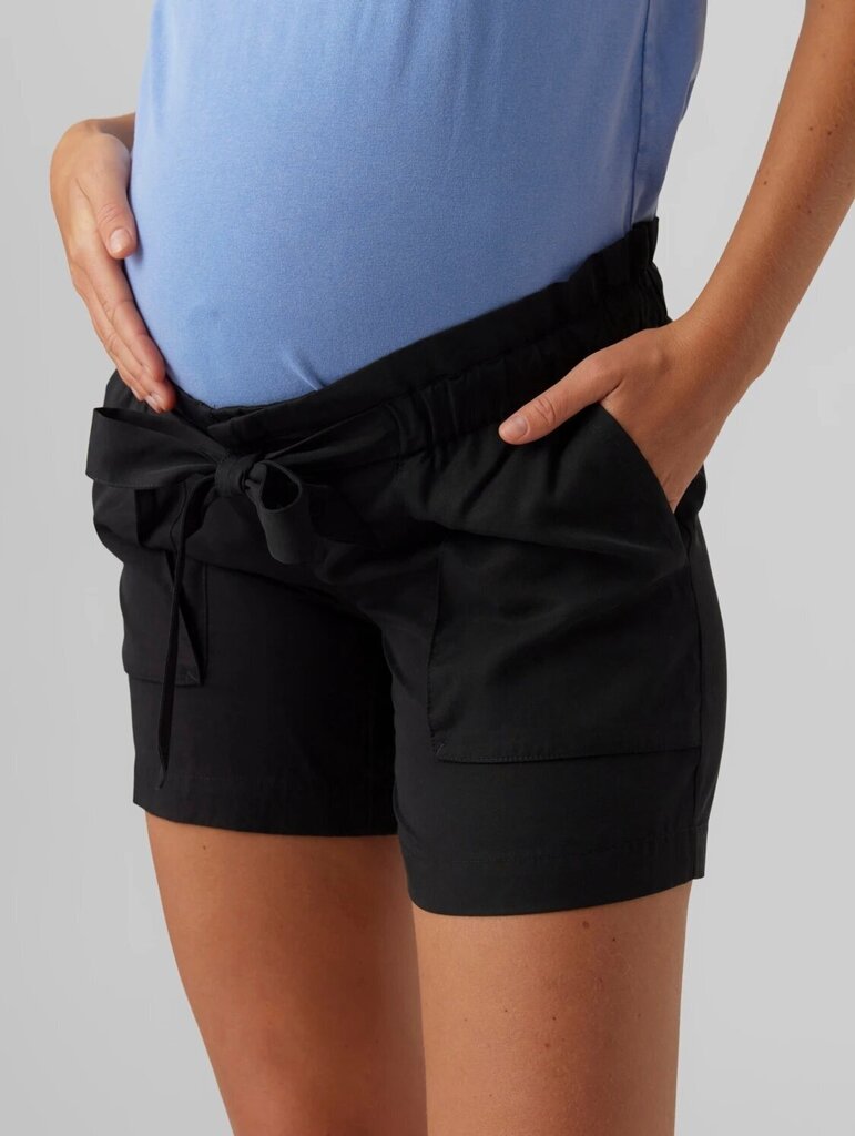 Šortai nėščioms moterims Mamalicious 20015751, juodi kaina ir informacija | Kelnės moterims | pigu.lt