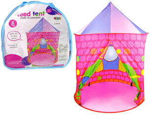 Палатка для детей Розовый замок цена и информация | Детские игровые домики | pigu.lt
