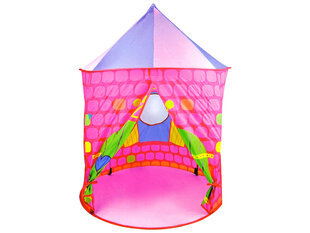Палатка для детей Розовый замок цена и информация | Детские игровые домики | pigu.lt