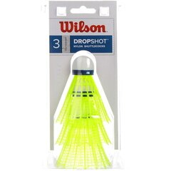 Мушки для бадминтона WILSON DROPSHOT NEON, 3 шт. цена и информация | Бадминтон | pigu.lt