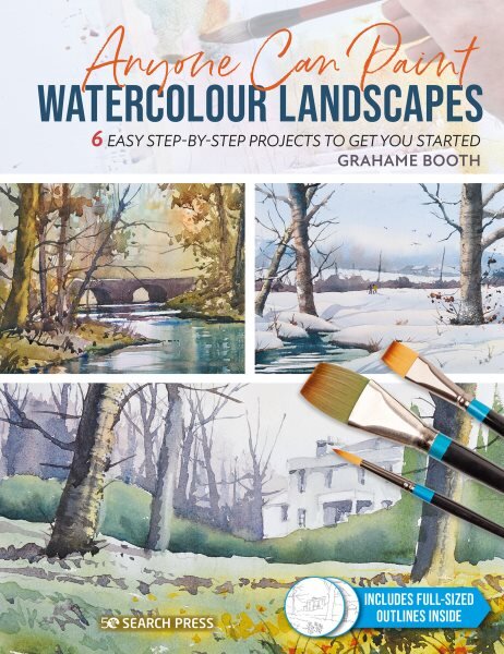 Anyone Can Paint Watercolour Landscapes: 6 Easy Step-by-Step Projects to Get You Started цена и информация | Knygos apie meną | pigu.lt