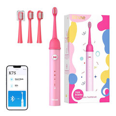 Sonic toothbrush with app for kids and tips set  Bitvae K7S (pink) цена и информация | Электрические зубные щетки | pigu.lt