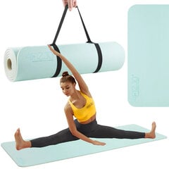 Нескользящий коврик для упражнений из TPE, 1 см цена и информация | Коврики для йоги, фитнеса | pigu.lt