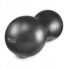 Gimnastikos kamuolys 4Fizjo, 45 cm, juodas цена и информация | Гимнастические мячи | pigu.lt