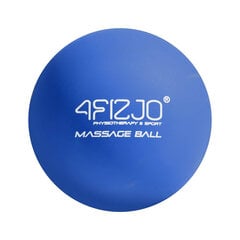 Masažinis kamuoliukas 4Fizjo, mėlynas kaina ir informacija | Masažo reikmenys | pigu.lt