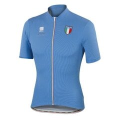 Dviratininkų marškinėliai vyrams Sportful Italia CL, mėlyni цена и информация | Одежда для велосипедистов | pigu.lt