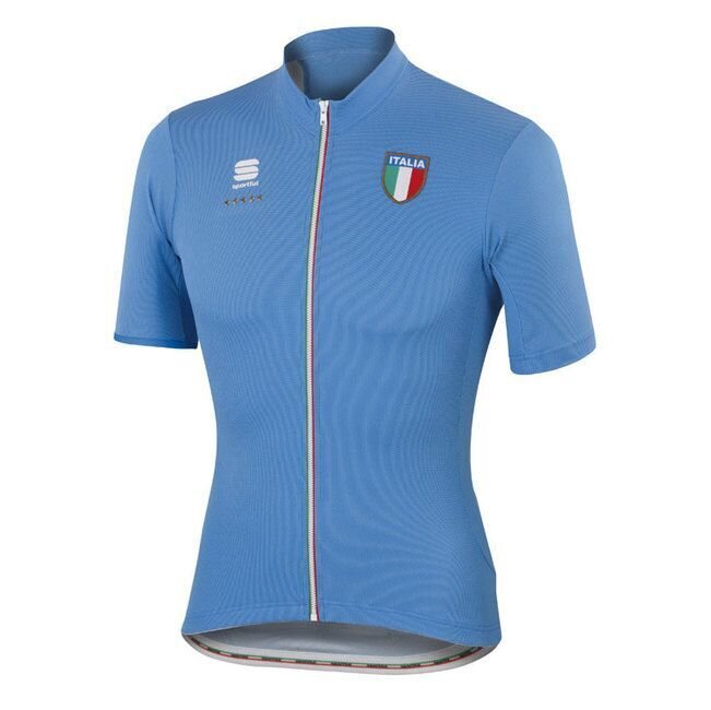Dviratininkų marškinėliai vyrams Sportful Italia CL, mėlyni цена и информация | Dviratininkų apranga | pigu.lt