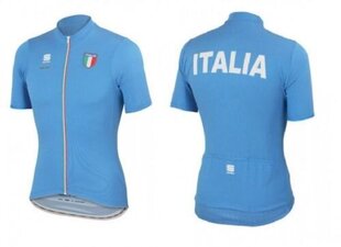 Dviratininkų marškinėliai vyrams Sportful Italia ES, mėlyni цена и информация | Одежда для велосипедистов | pigu.lt