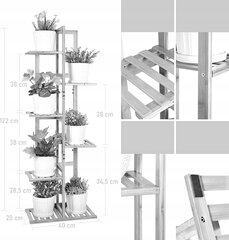 Gėlių stovas Emes 122cm цена и информация | Подставки для цветов, держатели для вазонов | pigu.lt