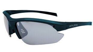 Sportiniai akiniai nuo saulės Apura Montania, juodi kaina ir informacija | Sportiniai akiniai | pigu.lt