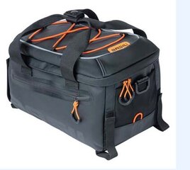 Dviračio bagažinės krepšys Basil Miles Tarpaulin Trunkbag, juodas kaina ir informacija | Kiti dviračių priedai ir aksesuarai | pigu.lt