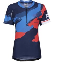 Dviratininkų marškinėliai moterims Bulls, mėlyni/raudoni цена и информация | Одежда для велосипедистов | pigu.lt