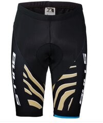 Dviratininko šortai Bulls Zebra Gold, juodi цена и информация | Одежда для велосипедистов | pigu.lt