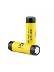 Аккумулятор Listman IMR 18650 3.7V 3500mAh 30A, 2 шт. цена и информация | Akumuliatoriai | pigu.lt