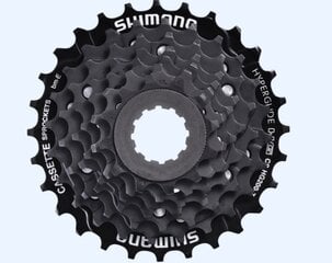 Galinis žvaigždžių blokas Shimano CS-HG200, 7 pavarų kaina ir informacija | Kitos dviračių dalys | pigu.lt