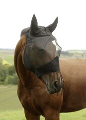 Маска для лошадей от насекомых, черная цена и информация | Верховая езда | pigu.lt