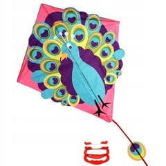 Детский воздушный змей-павлин, 65х64х1см цена и информация | Уличные игры | pigu.lt