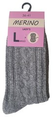 Kojinės moterims Largo Merino, pilkos kaina ir informacija | Moteriškos kojinės | pigu.lt